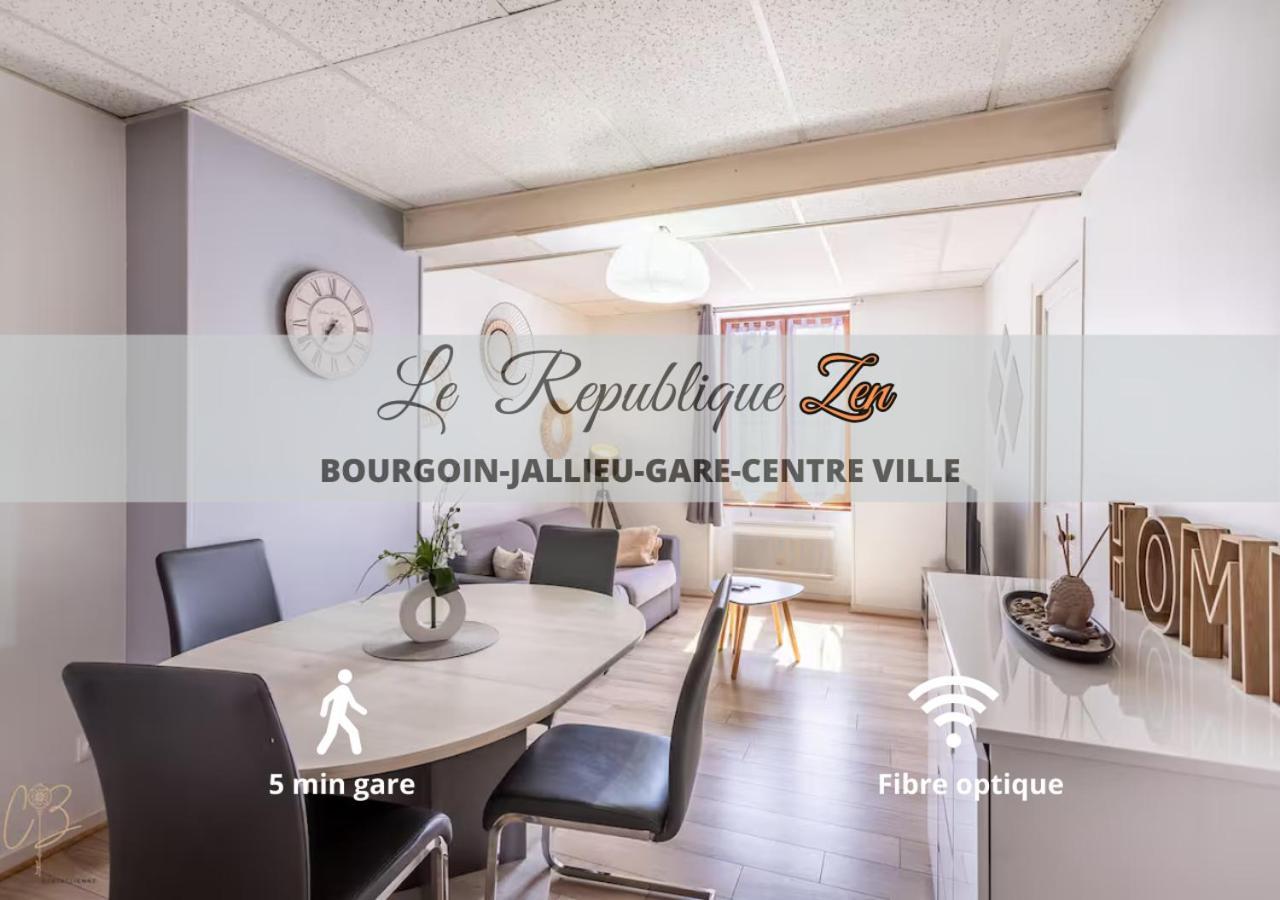 Le Republique-Gare-Centre Ville Bourgoin-Jallieu Екстер'єр фото